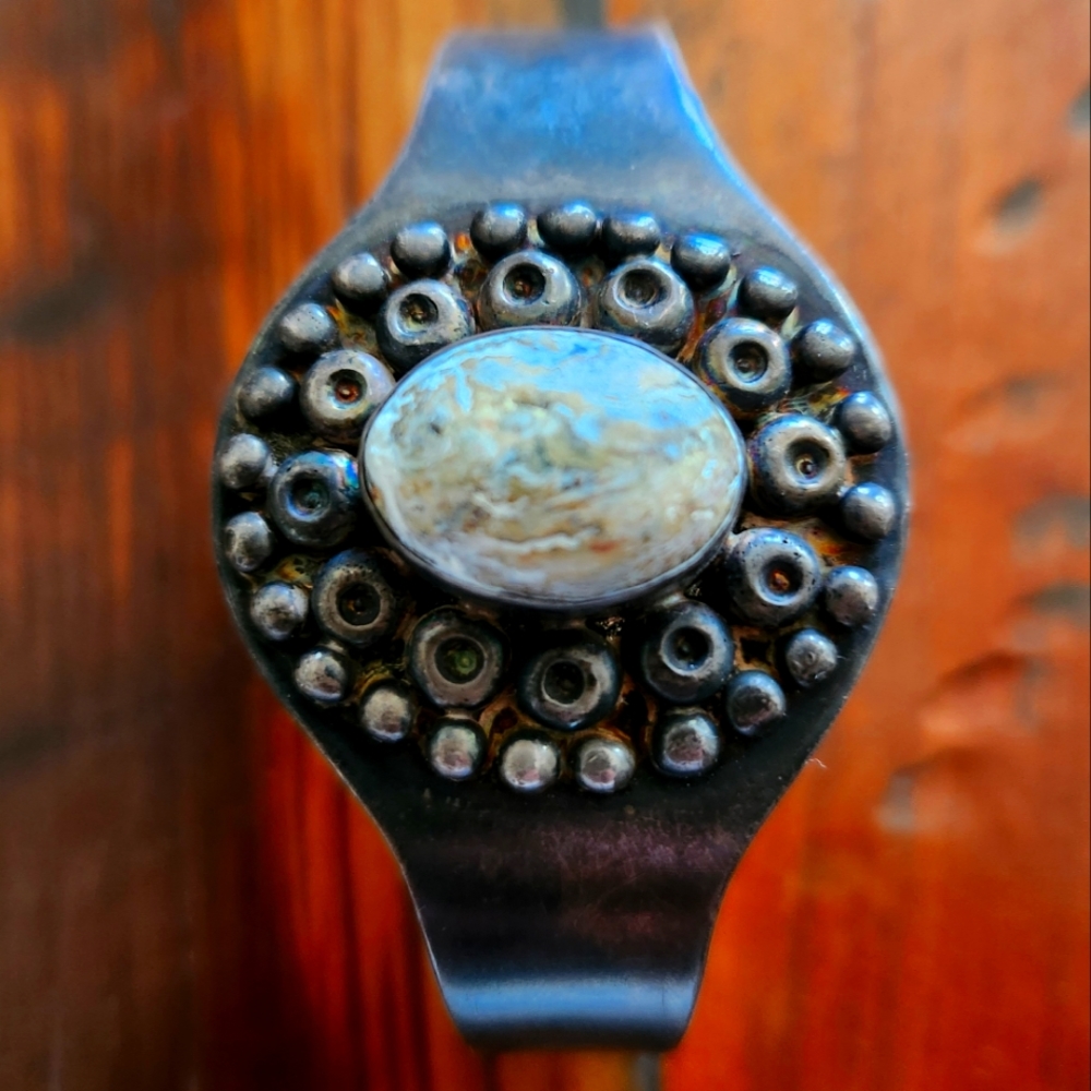 Antique Spanish Silver Wrist Cuff